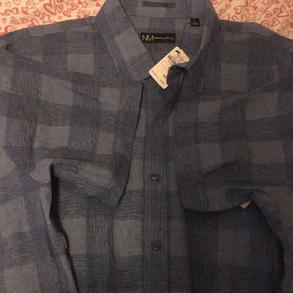 Neiman Marcus Short Sleeve Casual Shirt NEW XL - Picture 2 of 9